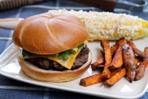 Spicy 50-50 Burger