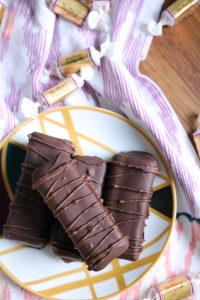 Twix Brownies with Caramel.