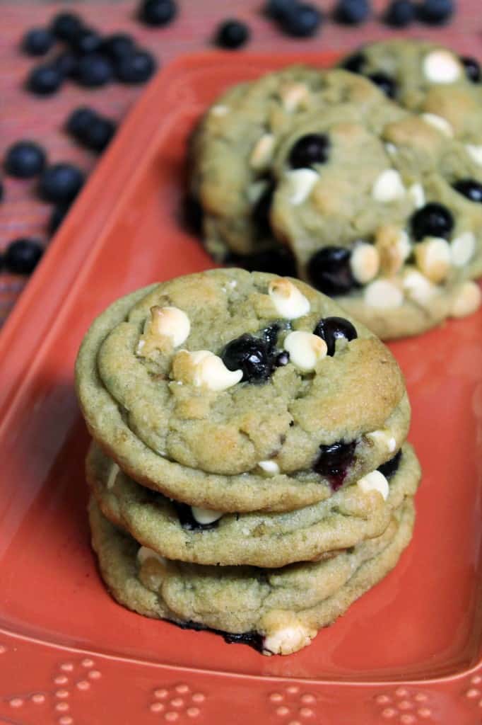 Blueberry White Chocolate Brown Butter Cookies 1