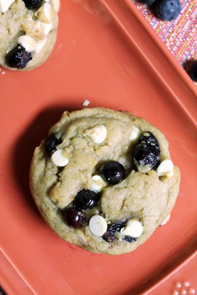 Blueberry White Chocolate Brown Butter Cookies 2