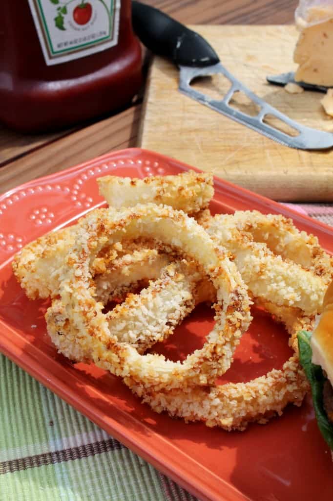 Single Serving Oven-Fried Onion Rings