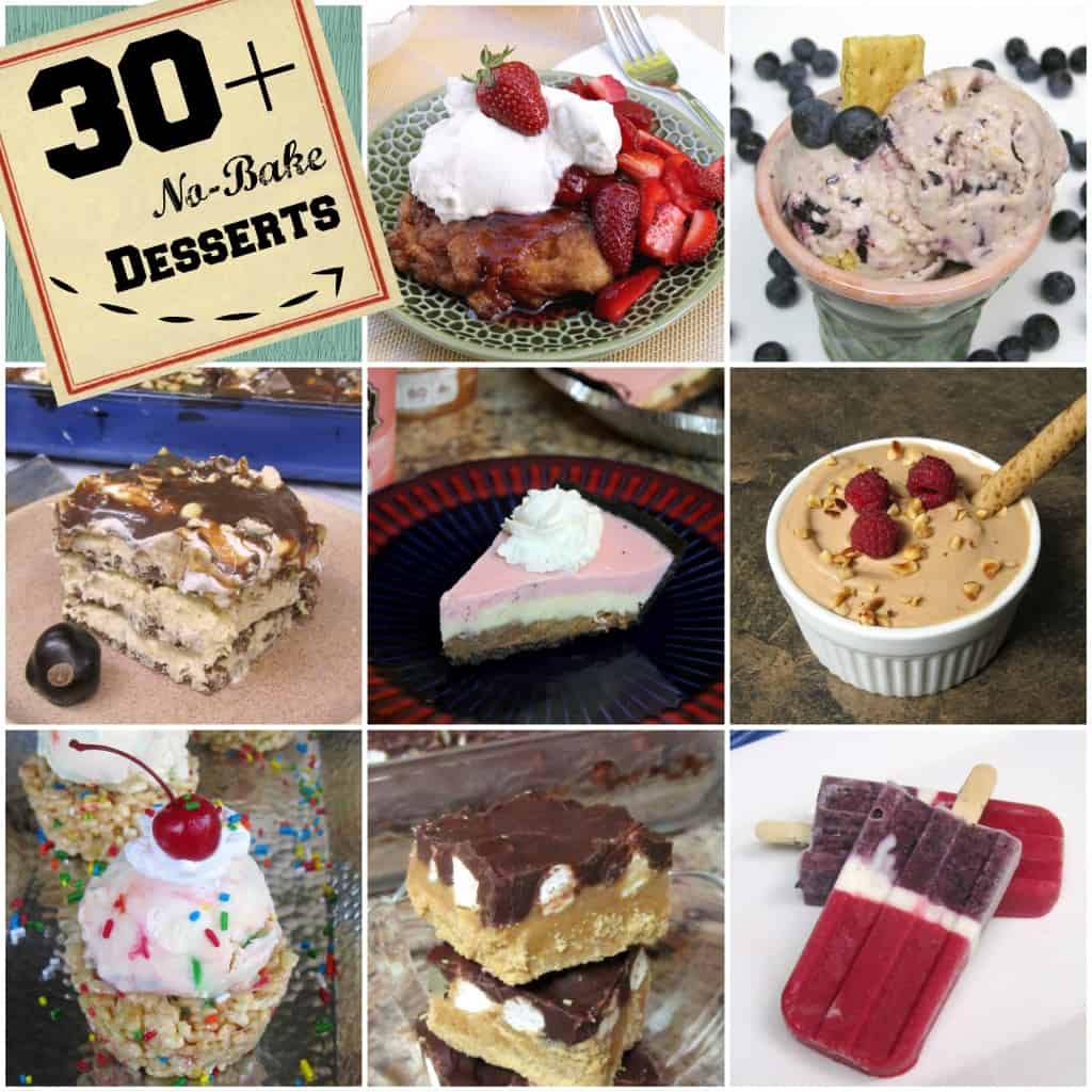 30+ No-Bake Desserts
