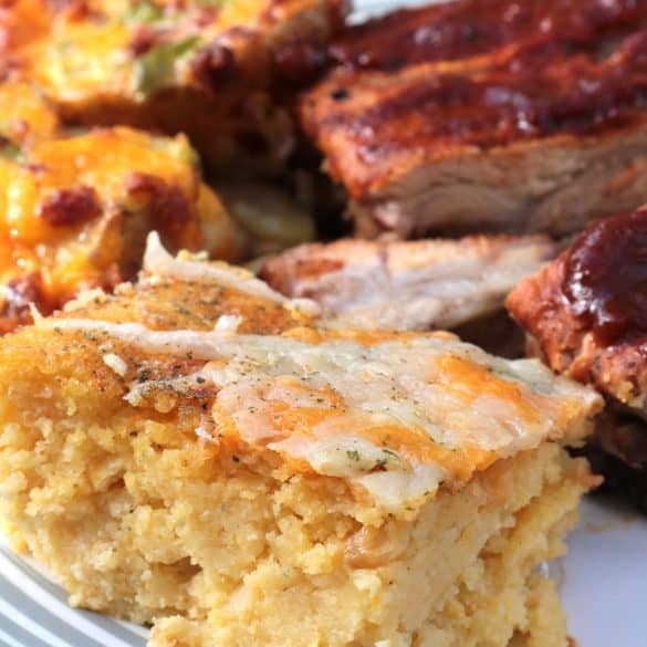 Slide of Corn Spoon Bread.