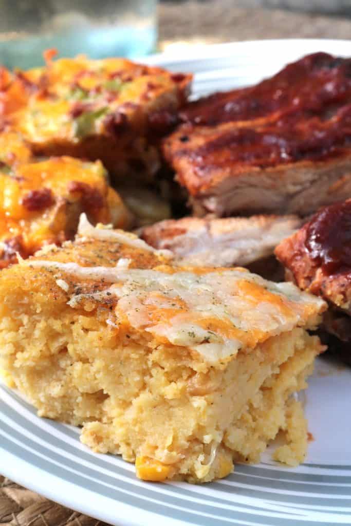 Slide of Corn Spoon Bread.