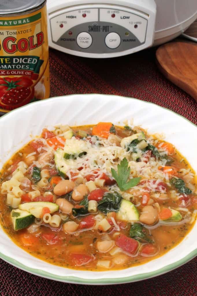 Slow Cooker Minestrone Soup 1