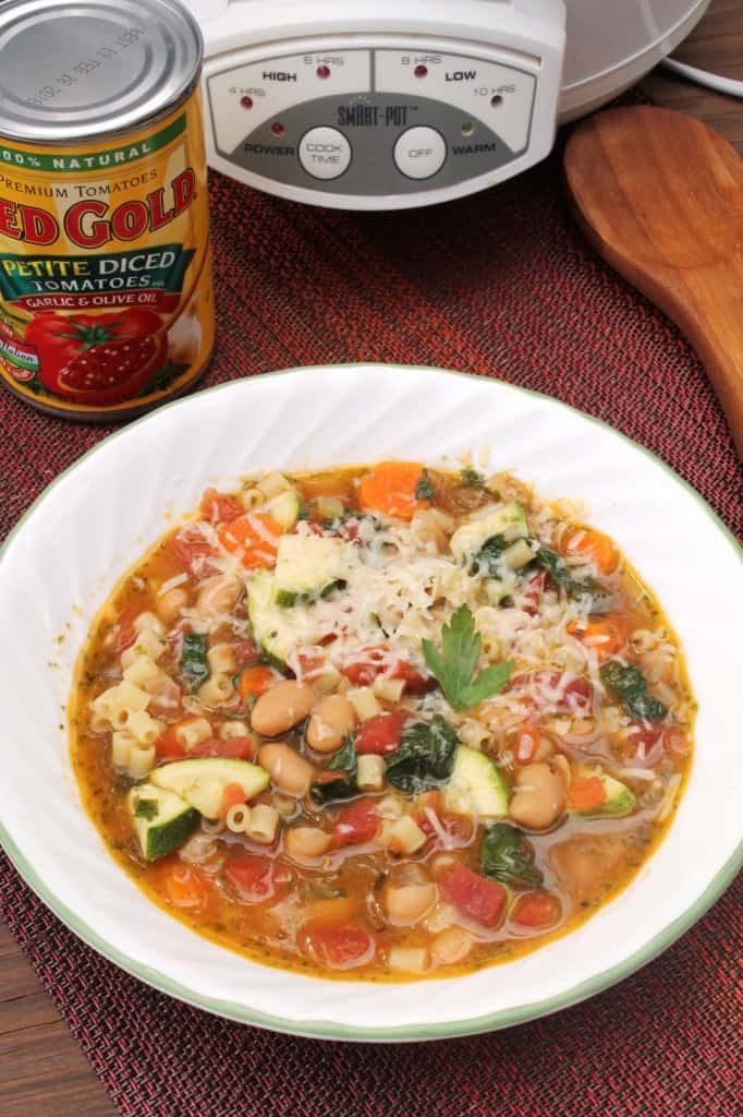 Slow Cooker Minestrone Soup 2