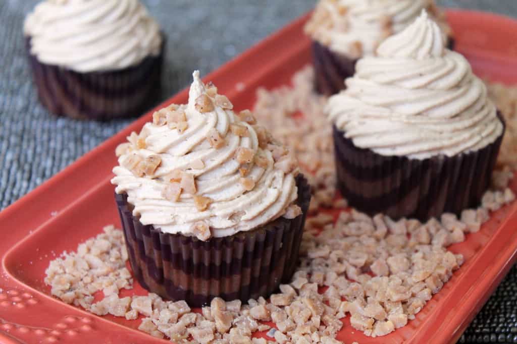 Brown Butter Pumpkin Cupcakes with Biscoff Frosting 1