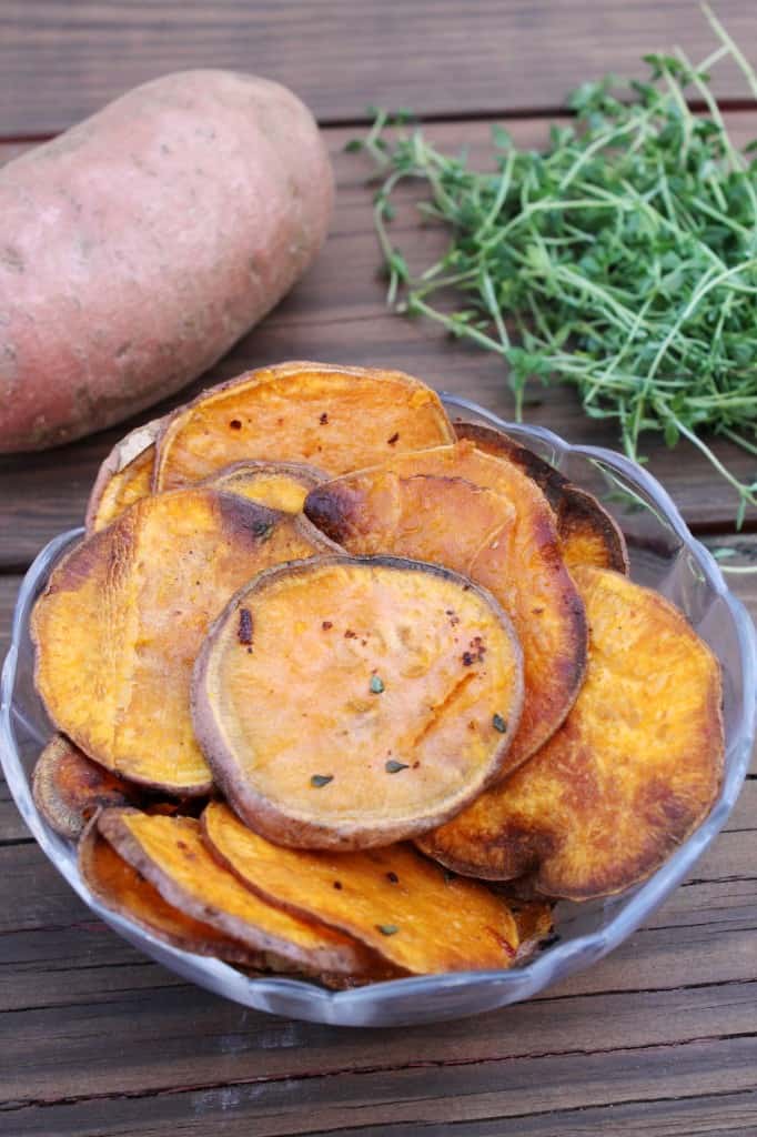 Sweet Potato Chips with Thyme 1