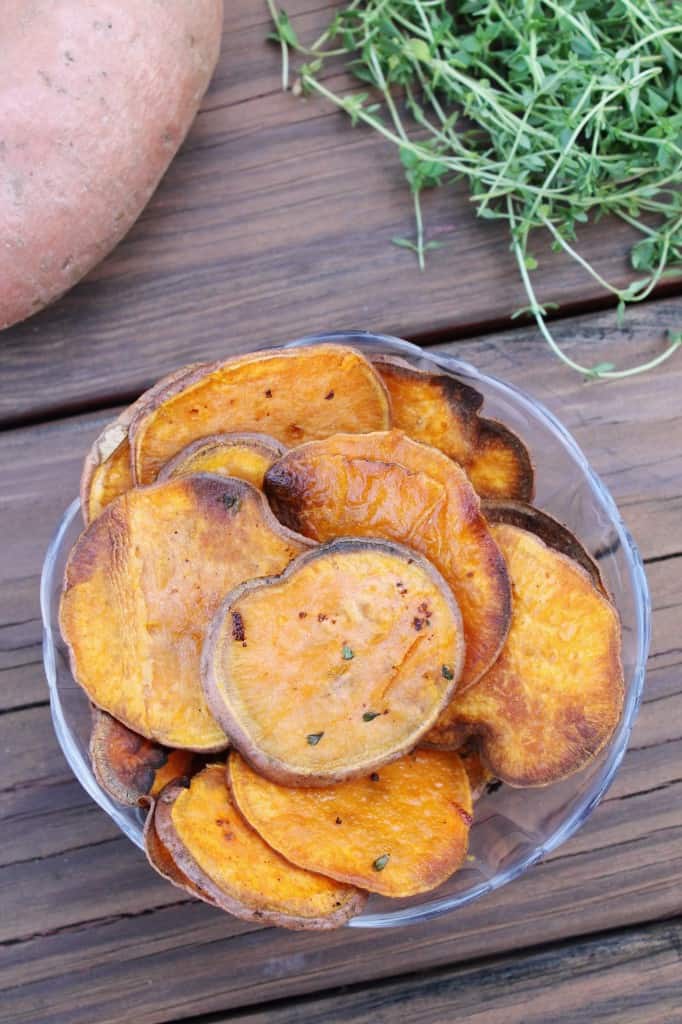 Sweet Potato Chips with Thyme 2