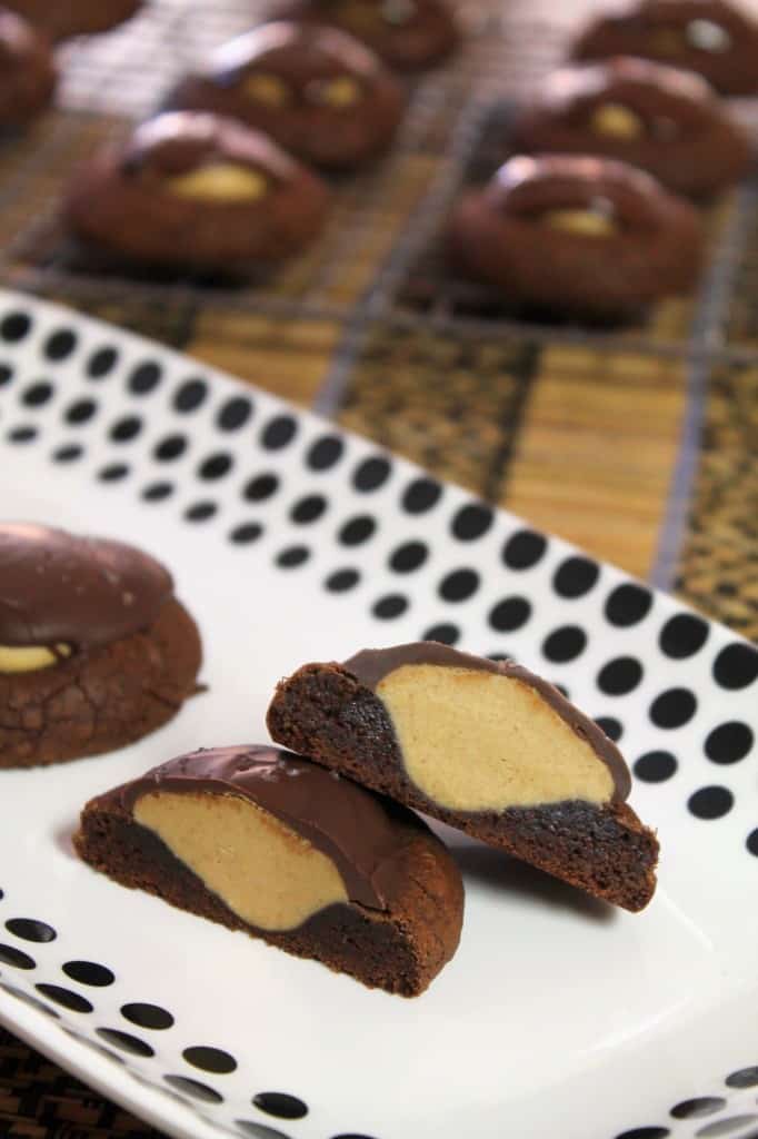 Buckeye Brownie Cookies 3