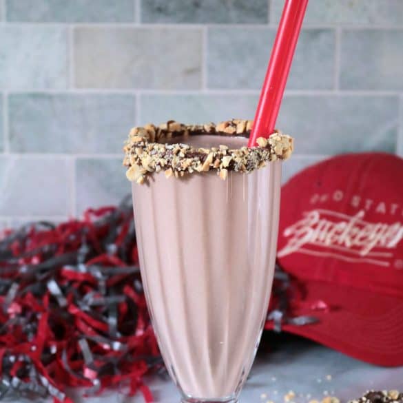 Dark Chocolate Peanut Butter Banana Smoothie.