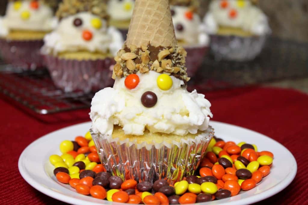 Cone Head Cupcakes with Ice Cream Frosting 3