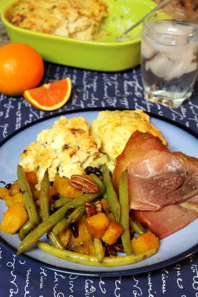 Orange Glazed Green Beans and Butternut Squash 1