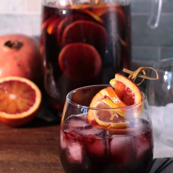 Pomegranate Sangria.