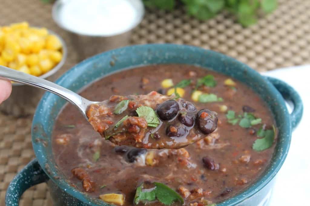 Black Bean & Chorizo Soup 2