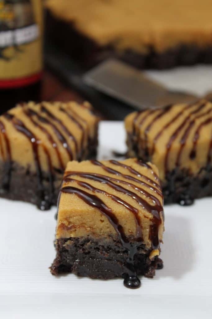 Hard Root Beer Brownies with Peanut Butter Frosting 2