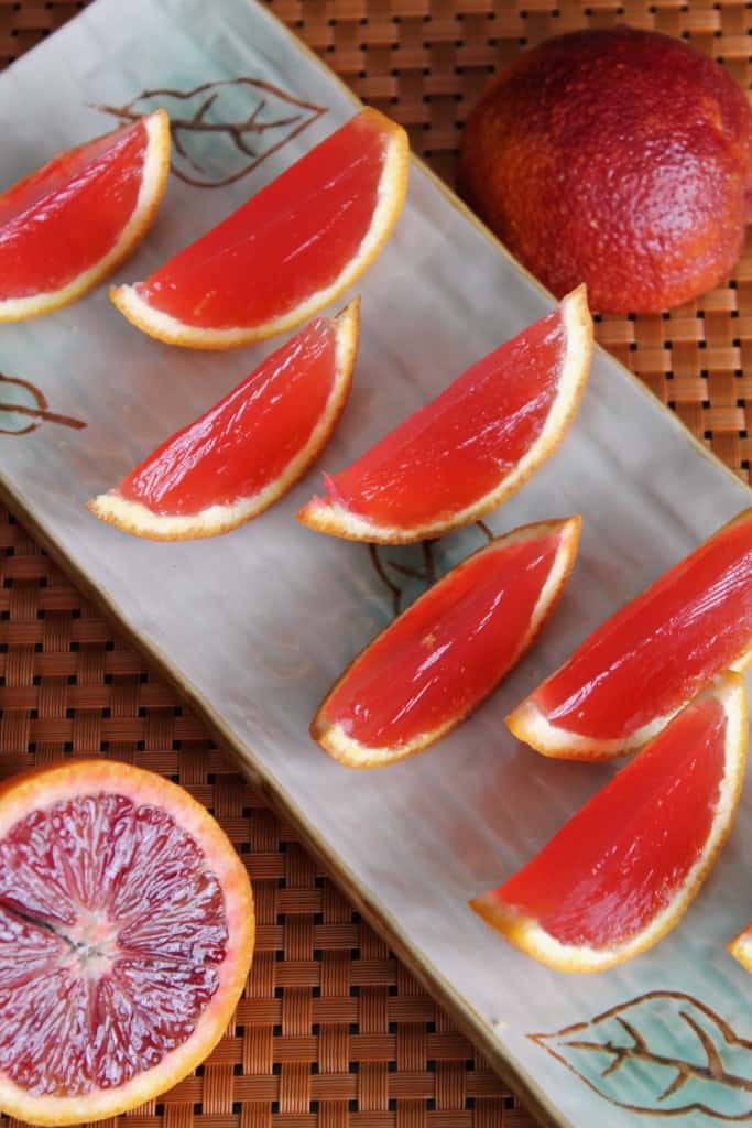 Blood Orange Maragita Jello Shots 1