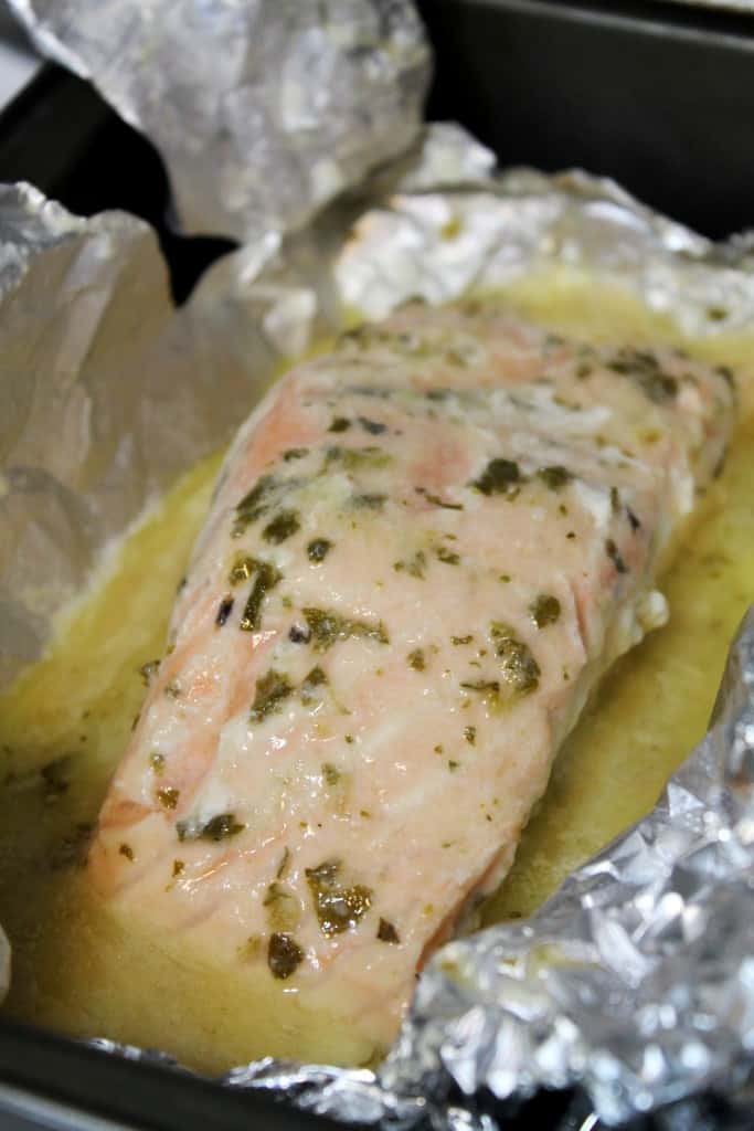 Easy Greek Salmon and Orzo 1