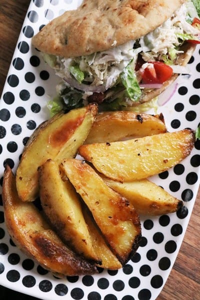 Slow Roasted Greek Lemon Potatoes