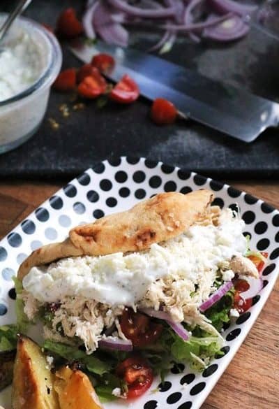 Slow Cooker Chicken Gyros