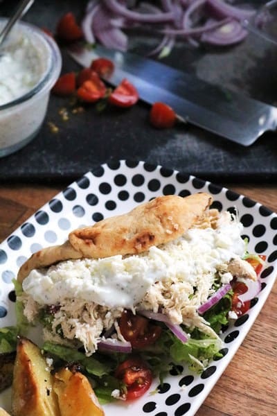 Slow Cooker Chicken Gyros