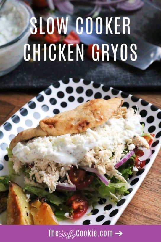 Slow Cooker Chicken Gyros Recipe