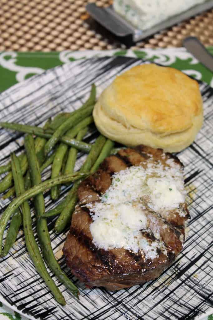 Sweet & Spicy Asian Marinated Steak with Herb Butter