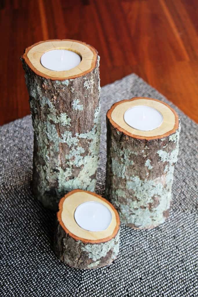 DIY Wood Candle Holders 3