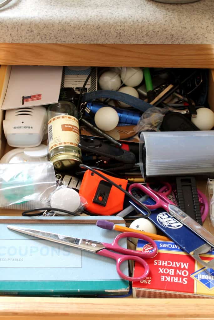 OXO Junk Drawer Before