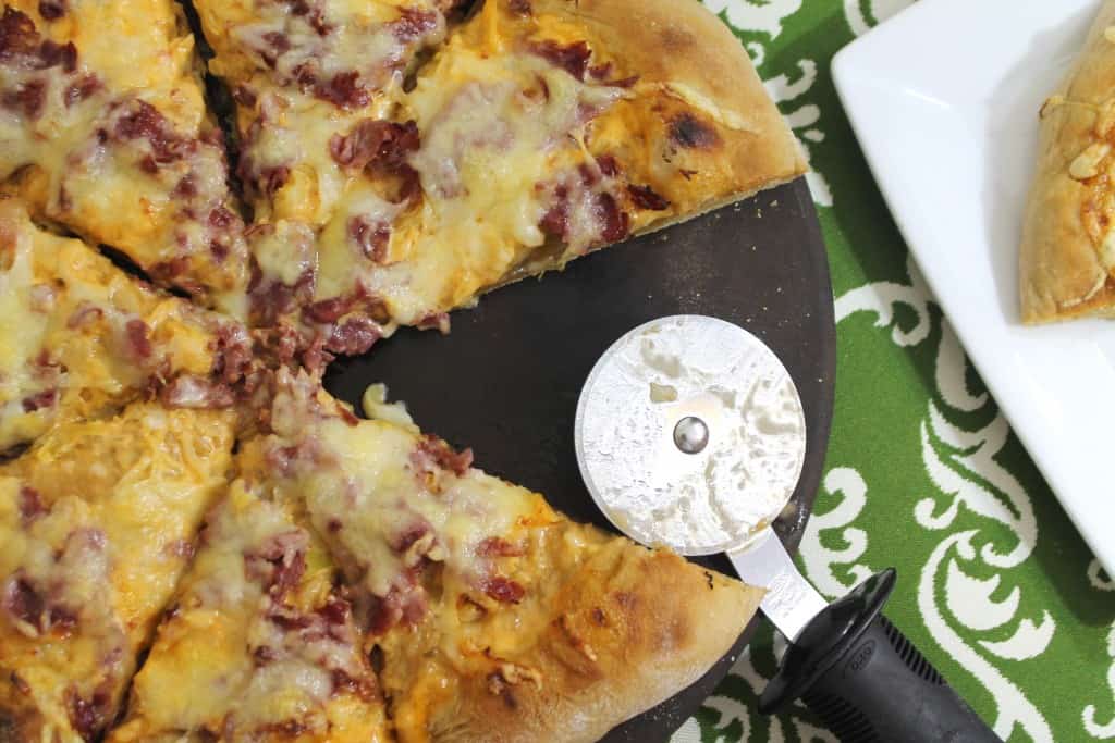 Reuben Pizza with Guinness Crust 2