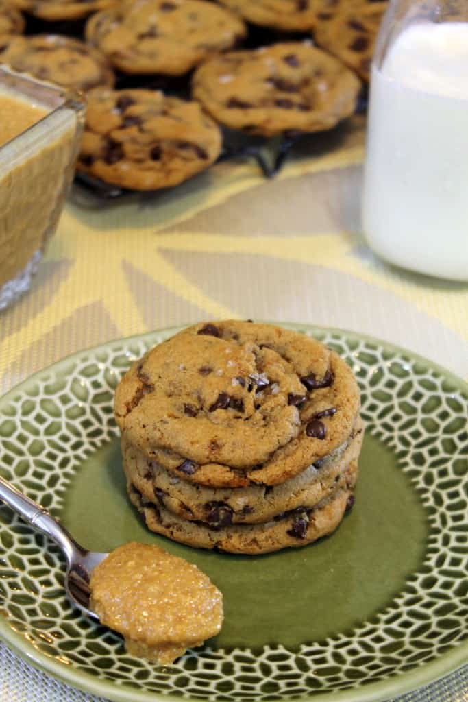 Salted Caramel Peanut Butter Chocolate Chip Cookies 1