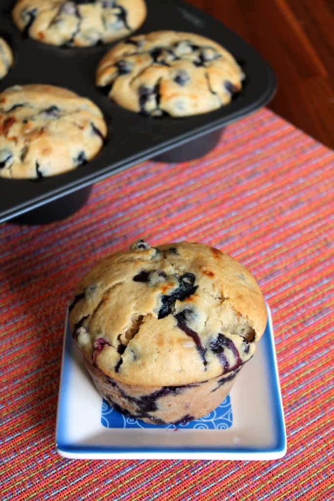 Sourdough Blueberry Muffins 1