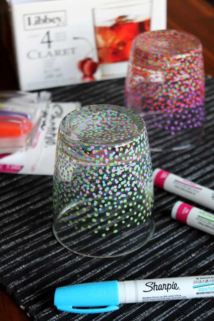 DIY Anthopologie Inspired Confetti Tumblers 2