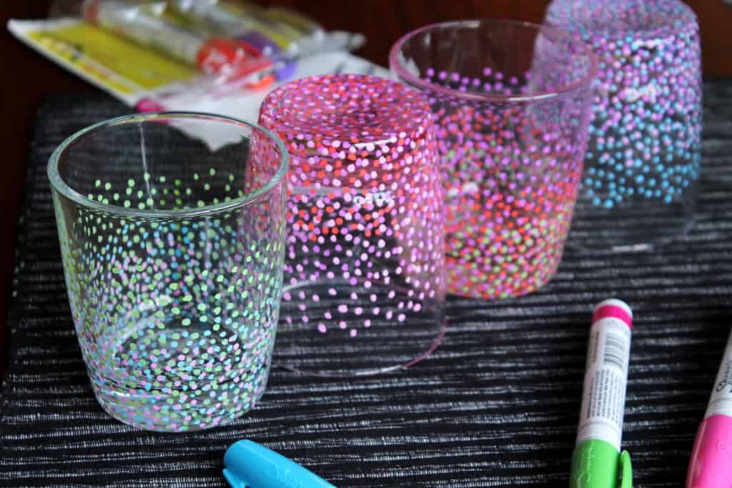 DIY Anthopologie Inspired Confetti Tumblers 4