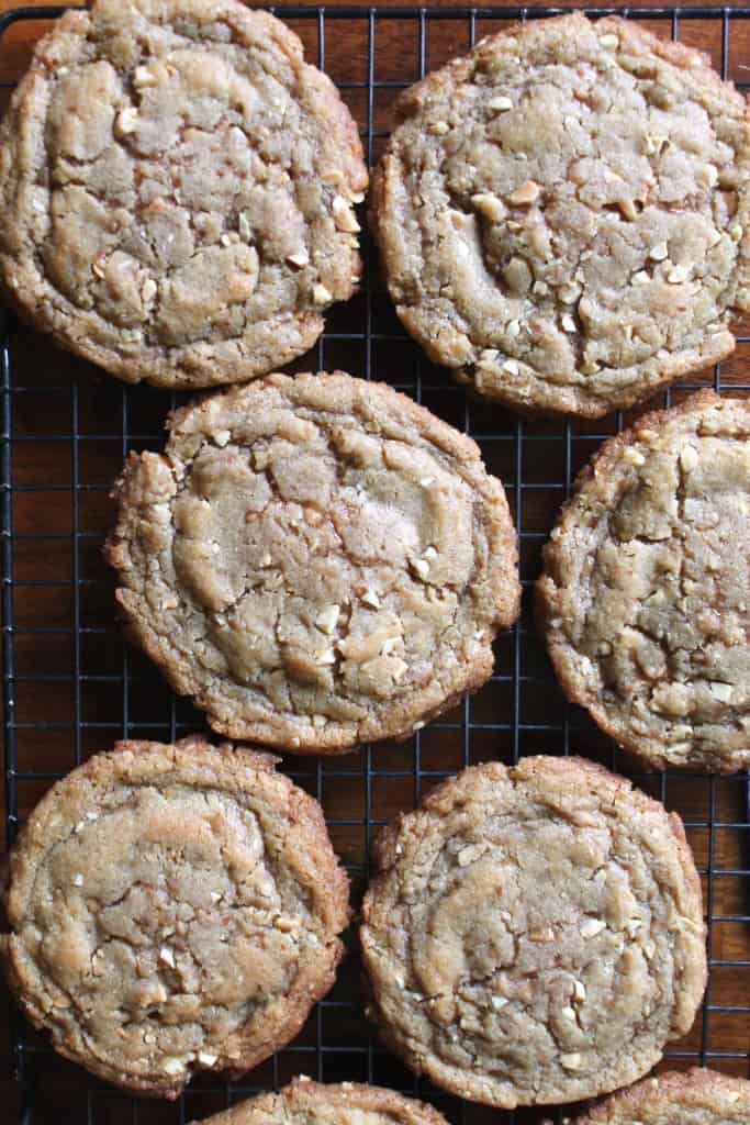Giant Peanut Butter Toffee Cookies 1