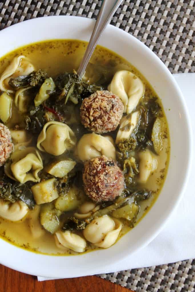 Italian Wedding Soup with Veggie Balls 3