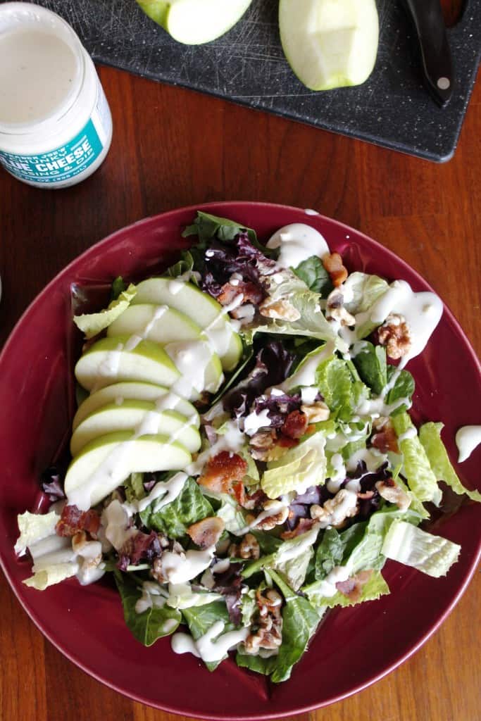 Apple, Bacon, and Blue Cheese Salad 1