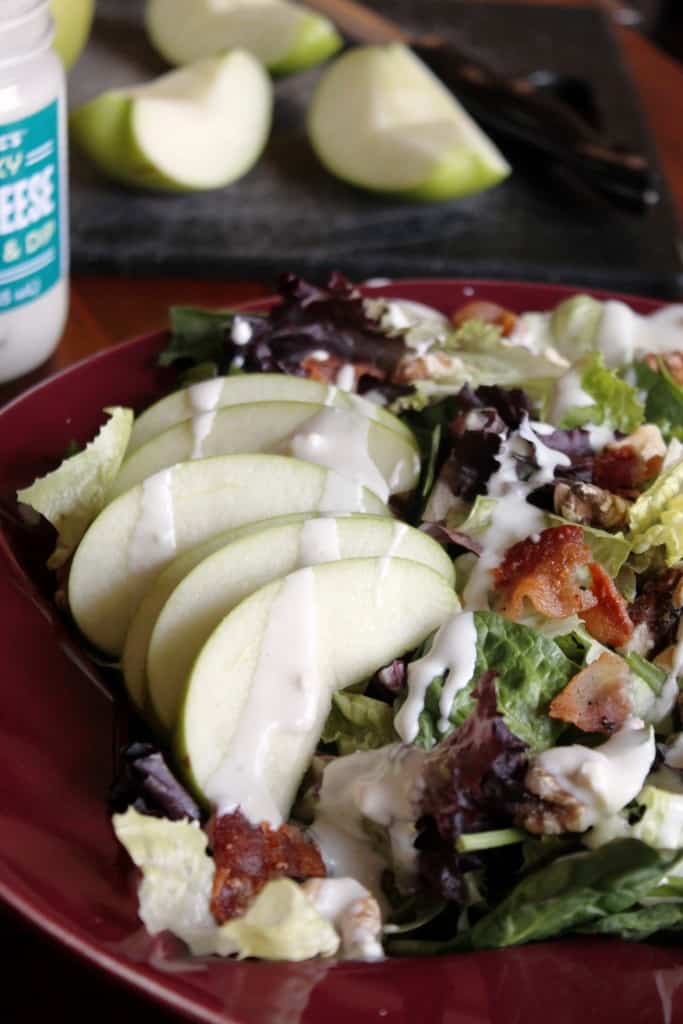 Apple, Bacon, and Blue Cheese Salad 2
