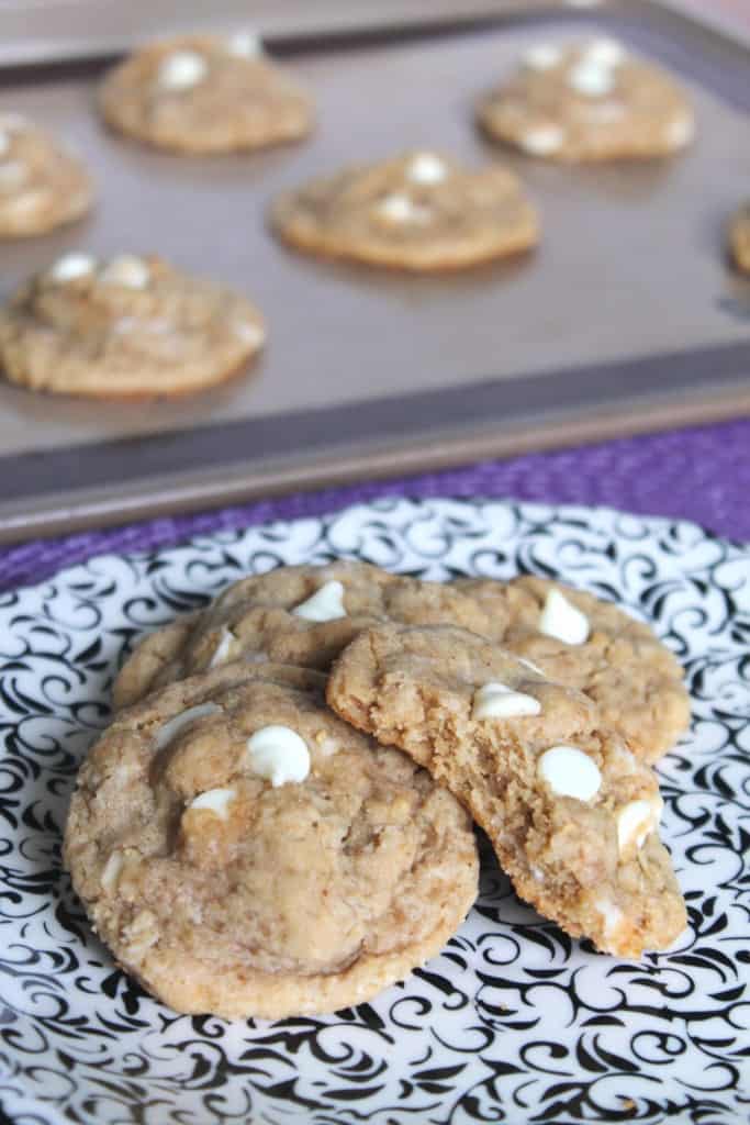 White Chocolate Peanut Butter Cup Oatmeal Cookies 3