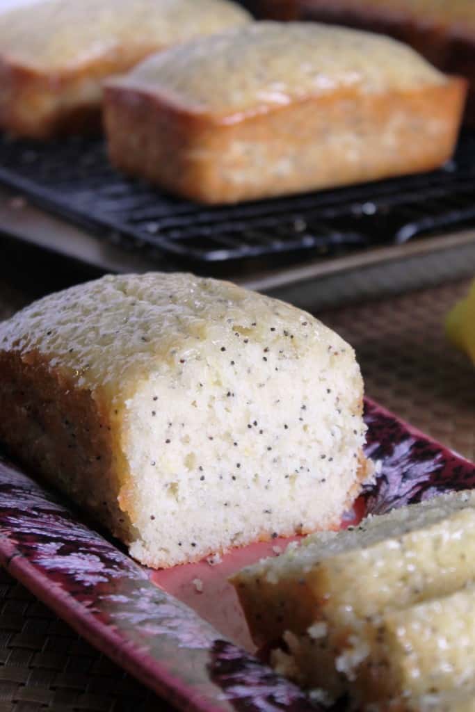 Glazed Lemon Poppy Seed Bread 1