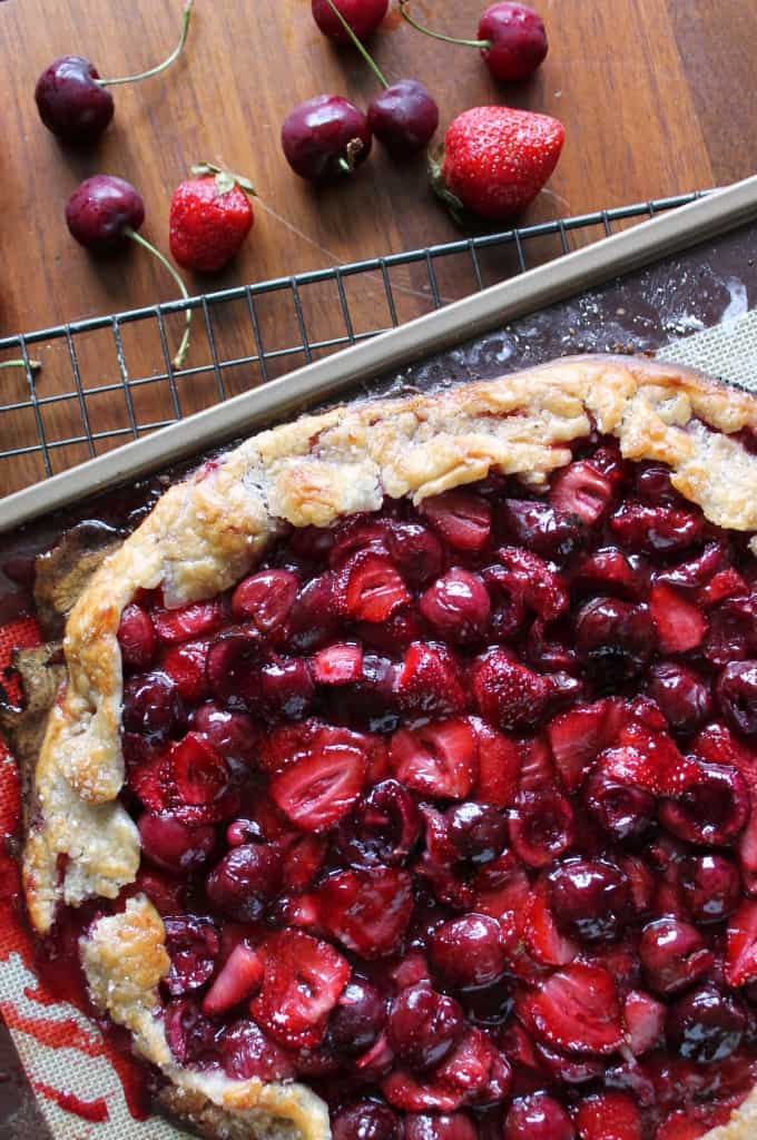 Gluten-Free Cherry-Berry Galette 1