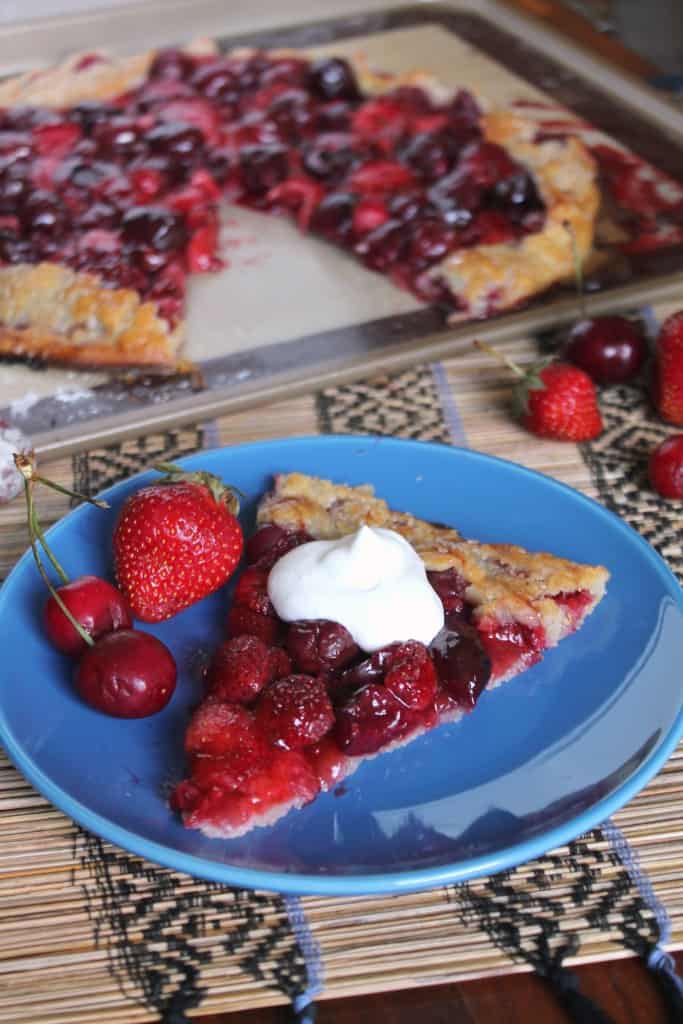 Gluten-Free Cherry-Berry Galette 3