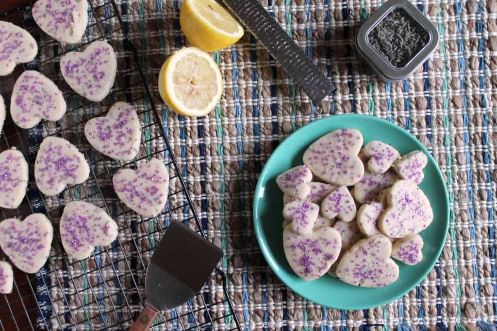 Lavender Lemon Shortbread Cookies 2