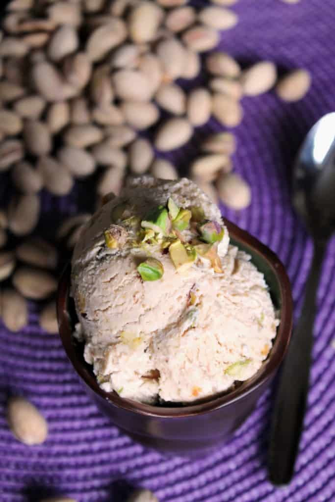 No-Churn Toasted Coconut Pistachio Ice Cream 3