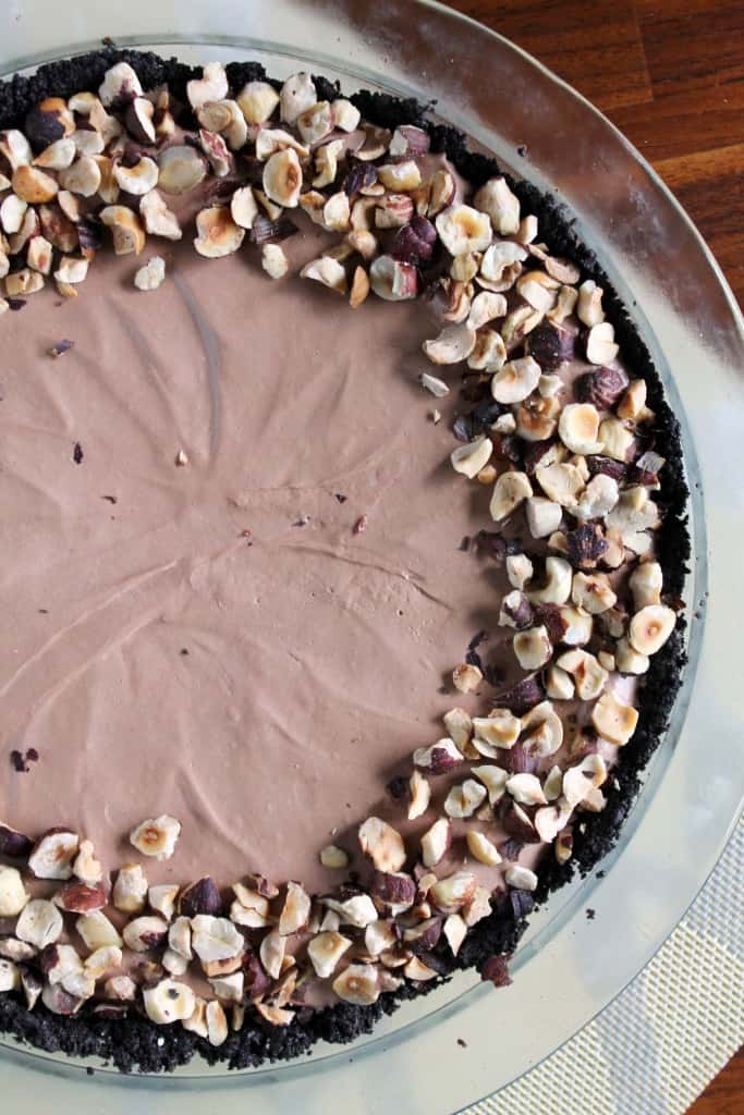 No-Bake Chocolate Hazelnut Pie 1