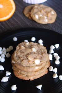 White Chocolate Chip Orange Creamsicle Cookies 3