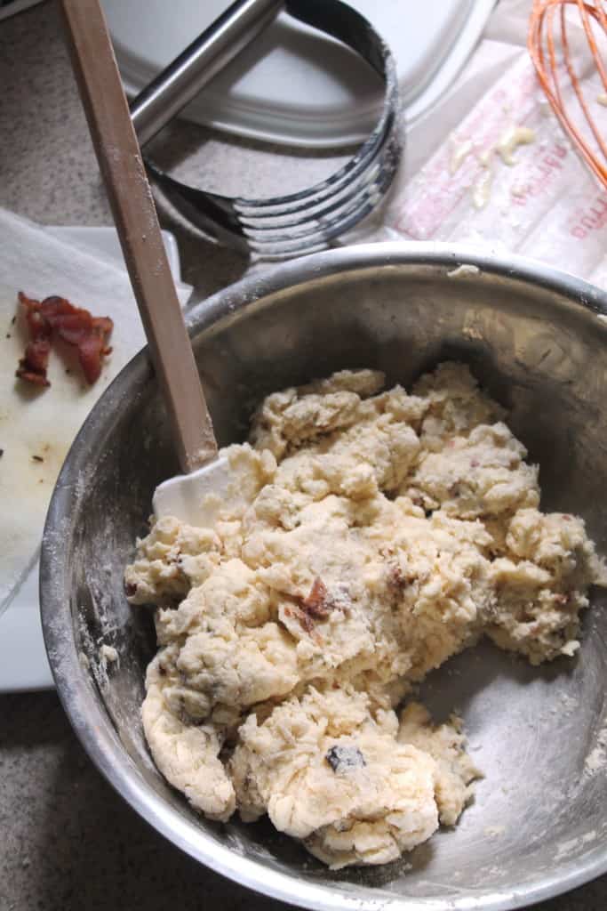 Bacon Peanut Butter Swirled Scones with Chocolate Drizzle 2