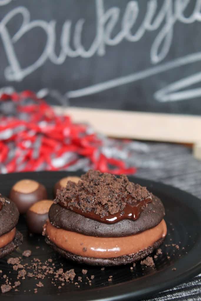 Buckeye Blackout Whoopie Pies 3