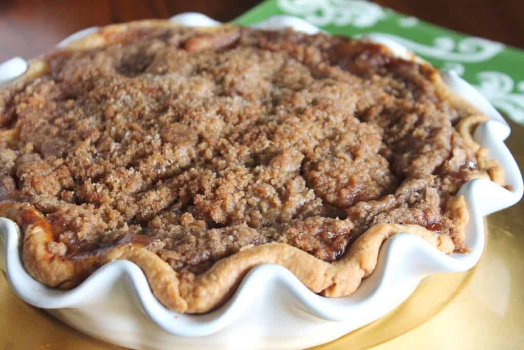 Salted Caramel Apple Pie with Crumble Topping 2