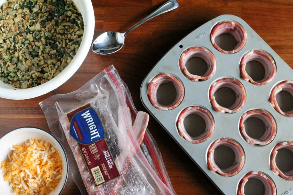 Bacon Wrapped Breakfast Casserole Muffins 1